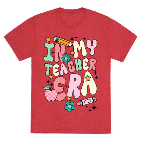 In My Teacher Era Unisex Triblend Tee