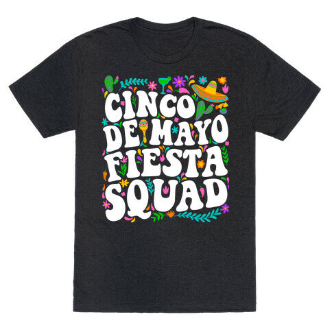 Cinco De Mayo Fiesta Squad Unisex Triblend Tee