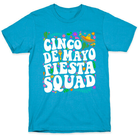Cinco De Mayo Fiesta Squad Unisex Triblend Tee