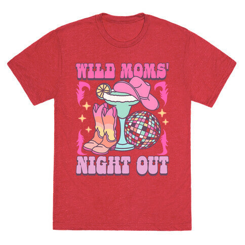 Wild Moms Night Out Unisex Triblend Tee