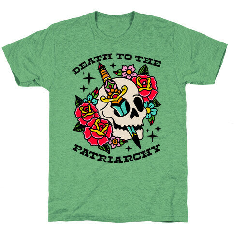 Death to The Patriarchy Unisex Triblend Tee