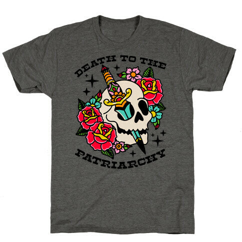 Death to The Patriarchy Unisex Triblend Tee