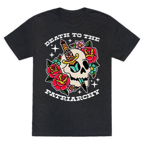 Death to The Patriarchy Unisex Triblend Tee