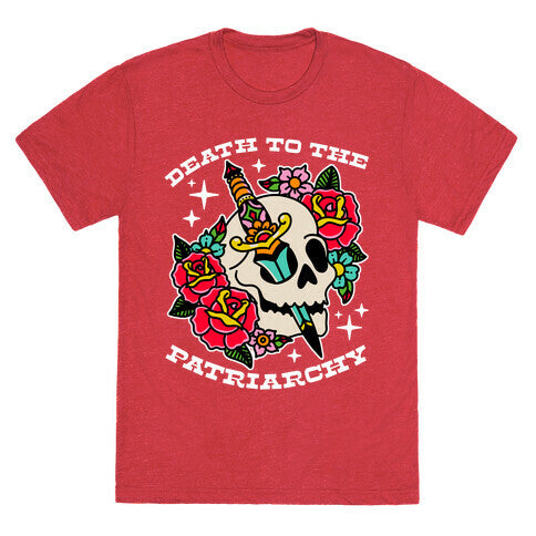 Death to The Patriarchy Unisex Triblend Tee