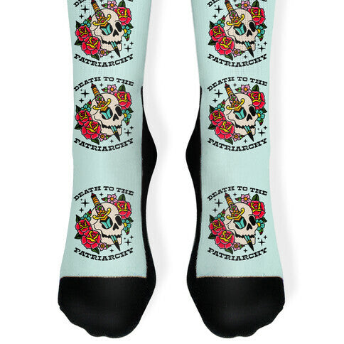 Death to The Patriarchy Socks