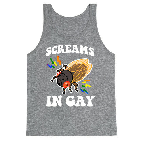 Screams in Gay Tank Top