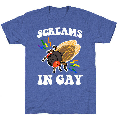 Screams in Gay Unisex Triblend Tee