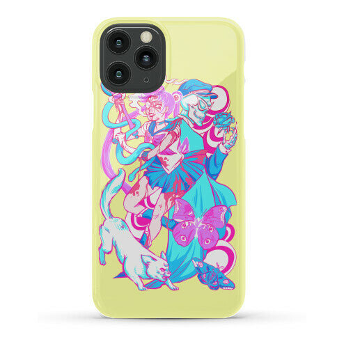 Rainbow Horror Senshi Parody Phone Case