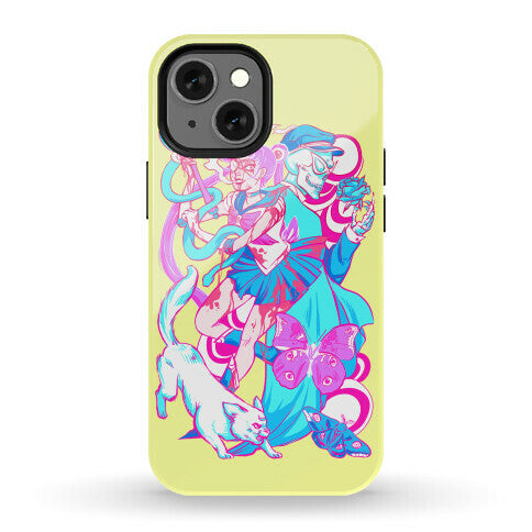 Rainbow Horror Senshi Parody Phone Case