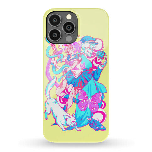 Rainbow Horror Senshi Parody Phone Case