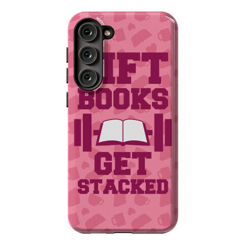 Lift Books, Get Stacked Phone Case
