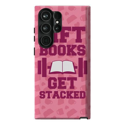 Lift Books, Get Stacked Phone Case