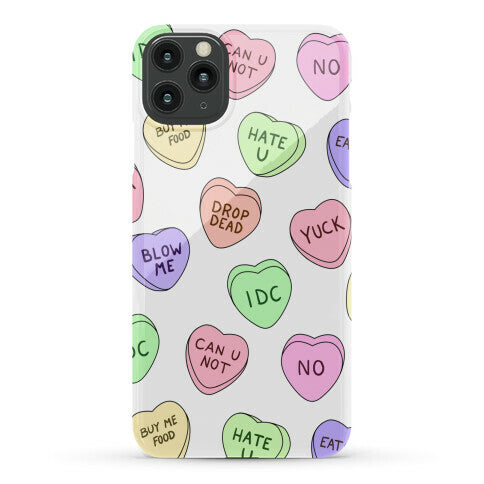 Conversation Hearts Phone Case