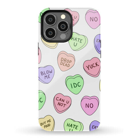 Conversation Hearts Phone Case