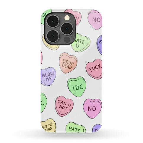 Conversation Hearts Phone Case