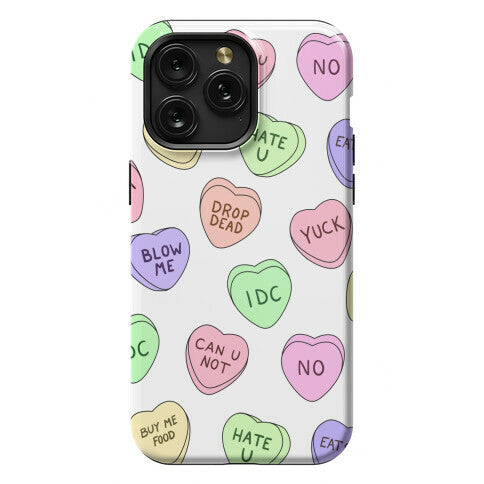 Conversation Hearts Phone Case