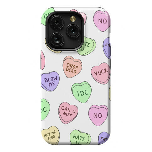 Conversation Hearts Phone Case