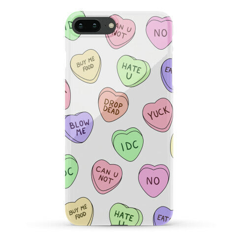 Conversation Hearts Phone Case