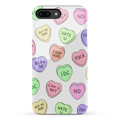 Conversation Hearts Phone Case