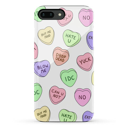 Conversation Hearts Phone Case