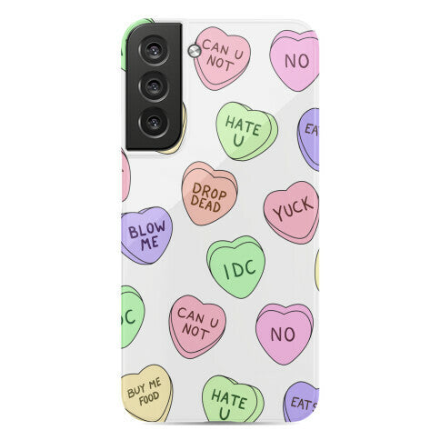 Conversation Hearts Phone Case