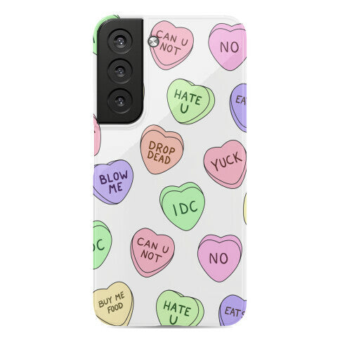 Conversation Hearts Phone Case