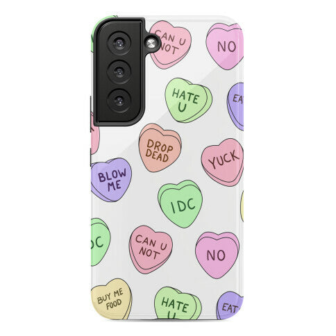 Conversation Hearts Phone Case