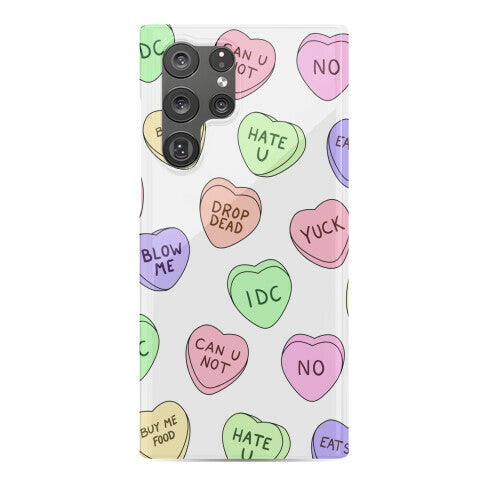 Conversation Hearts Phone Case