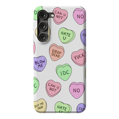 Conversation Hearts Phone Case