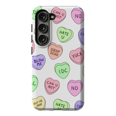 Conversation Hearts Phone Case