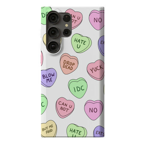 Conversation Hearts Phone Case