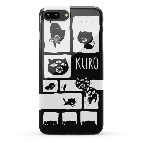 Kuro Cat Pattern Phone Case