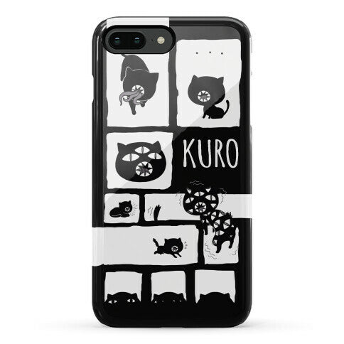 Kuro Cat Pattern Phone Case