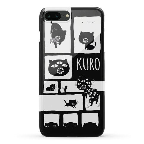 Kuro Cat Pattern Phone Case