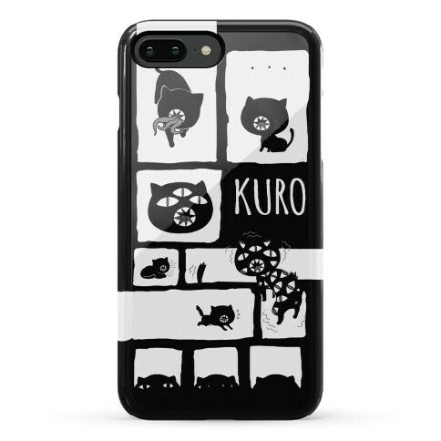 Kuro Cat Pattern Phone Case