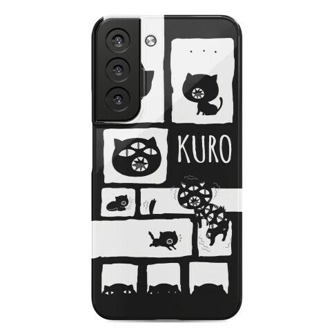 Kuro Cat Pattern Phone Case