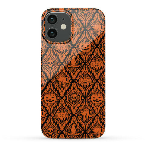 Spooky Vintage Halloween Pattern Phone Case