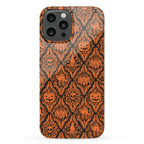 Spooky Vintage Halloween Pattern Phone Case