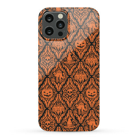 Spooky Vintage Halloween Pattern Phone Case