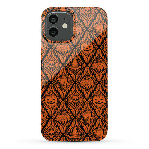 Spooky Vintage Halloween Pattern Phone Case