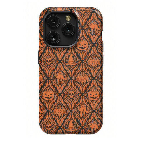 Spooky Vintage Halloween Pattern Phone Case