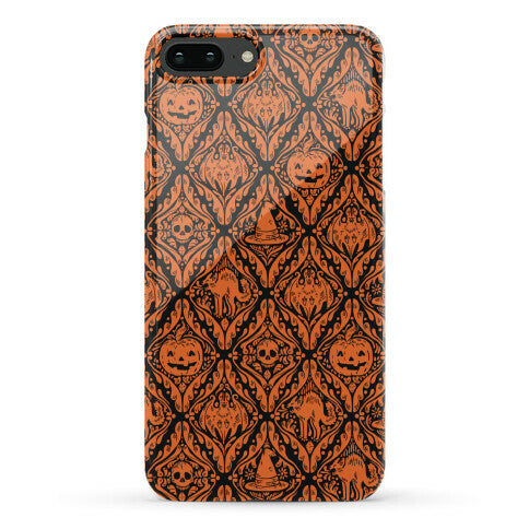 Spooky Vintage Halloween Pattern Phone Case