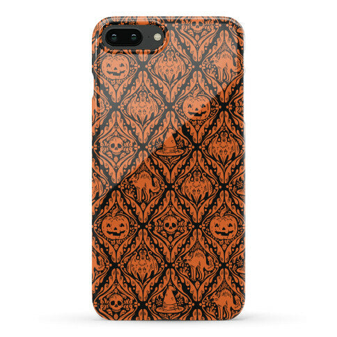 Spooky Vintage Halloween Pattern Phone Case