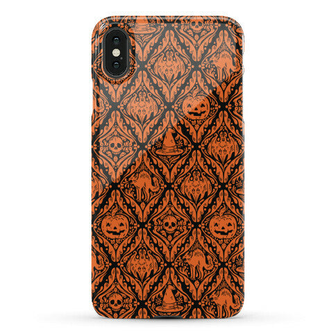 Spooky Vintage Halloween Pattern Phone Case