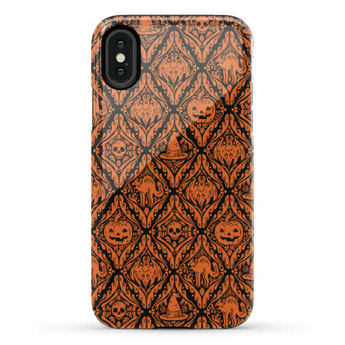 Spooky Vintage Halloween Pattern Phone Case