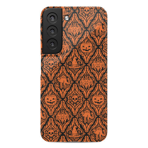 Spooky Vintage Halloween Pattern Phone Case