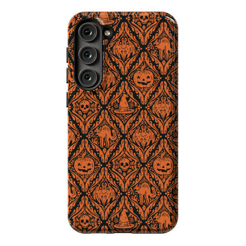 Spooky Vintage Halloween Pattern Phone Case