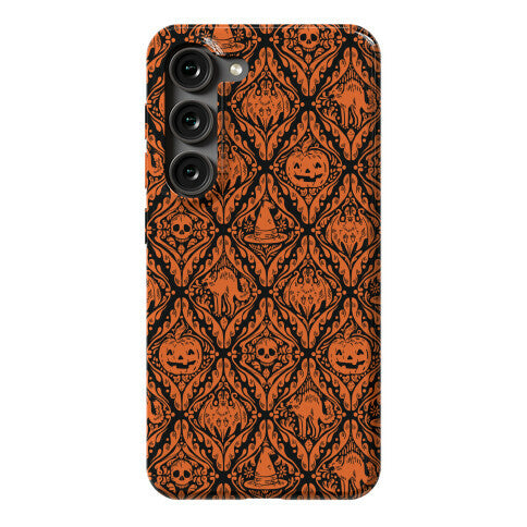 Spooky Vintage Halloween Pattern Phone Case