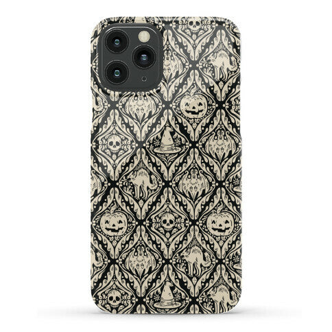 Spooky Vintage Halloween Pattern Phone Case