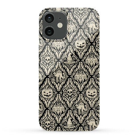 Spooky Vintage Halloween Pattern Phone Case